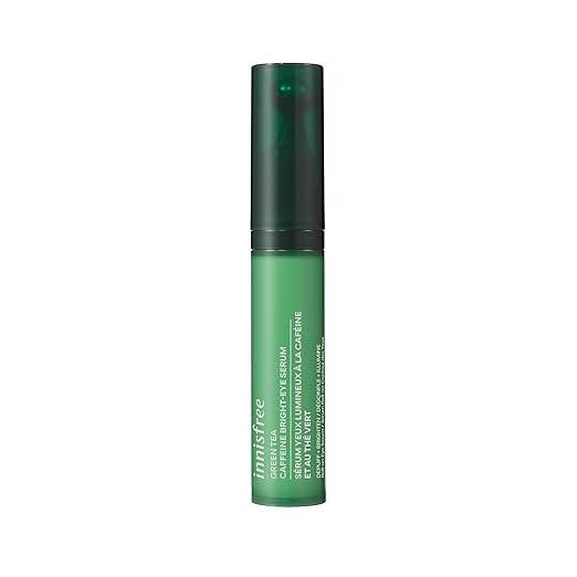 innisfree Green Tea Caffeine Bright-Eye Serum: Nourish, Soothe, Hydrate, and Support Skin Barrier